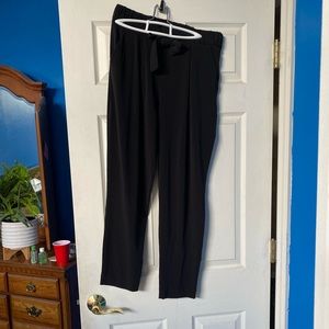Long wide legged black pants
